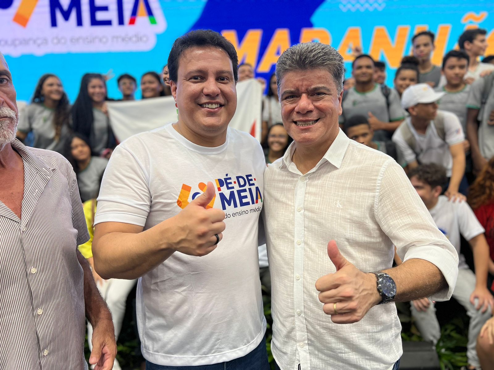 Deoclides Macedo participa do lançamento do Programa Pé de Meia no Maranhão