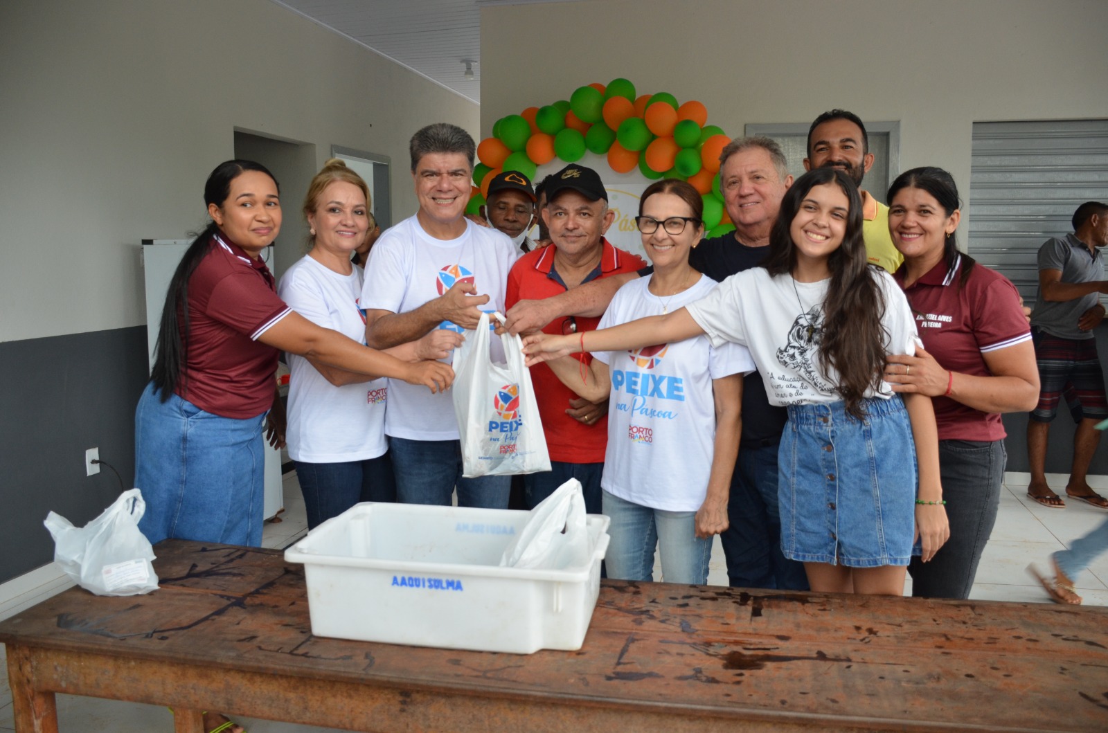 Campanha Peixe na Páscoa distribui mais de 3 toneladas de peixes em Porto Franco