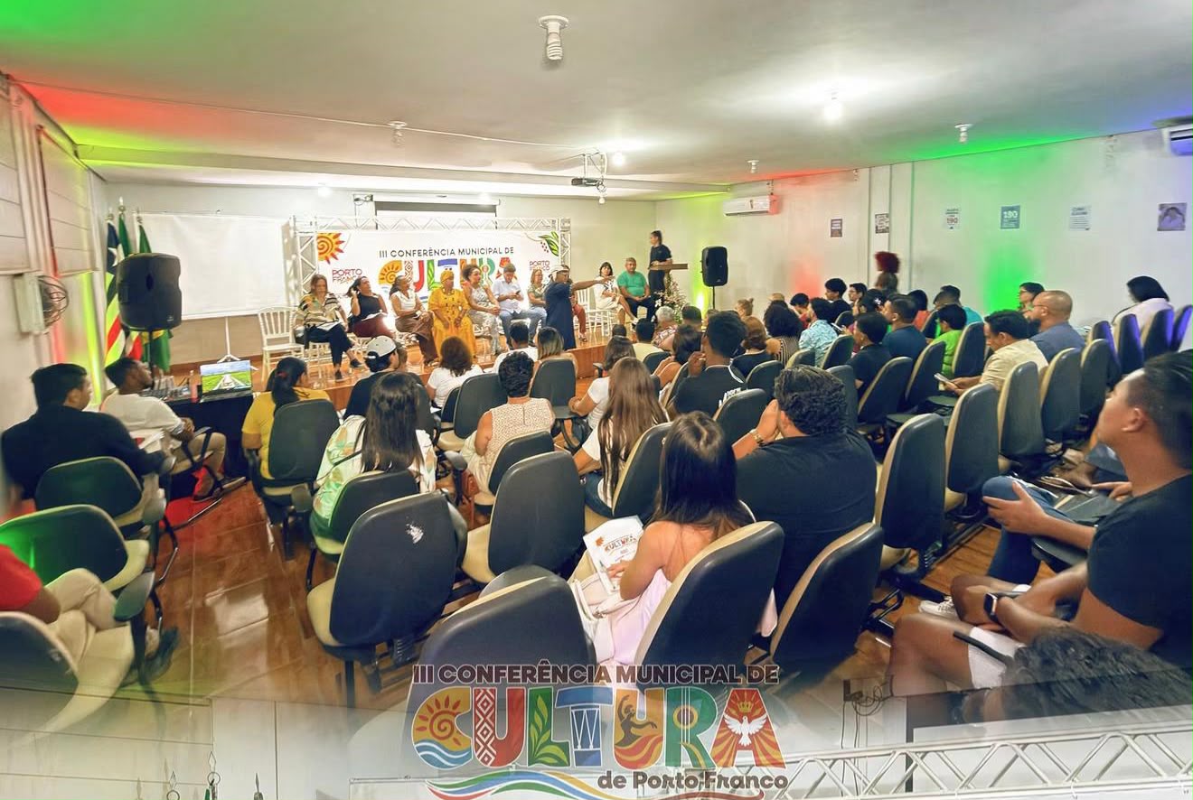 Porto Franco abre a 3ª Conferência Municipal de Cultura com participação do prefeito Deoclides...