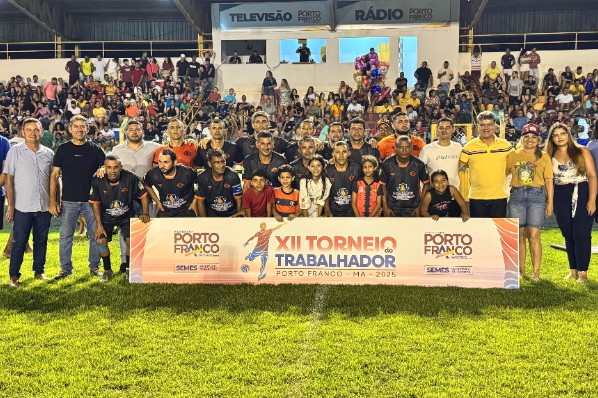 Porto Franco celebra o sucesso do XII Torneio do Trabalhador