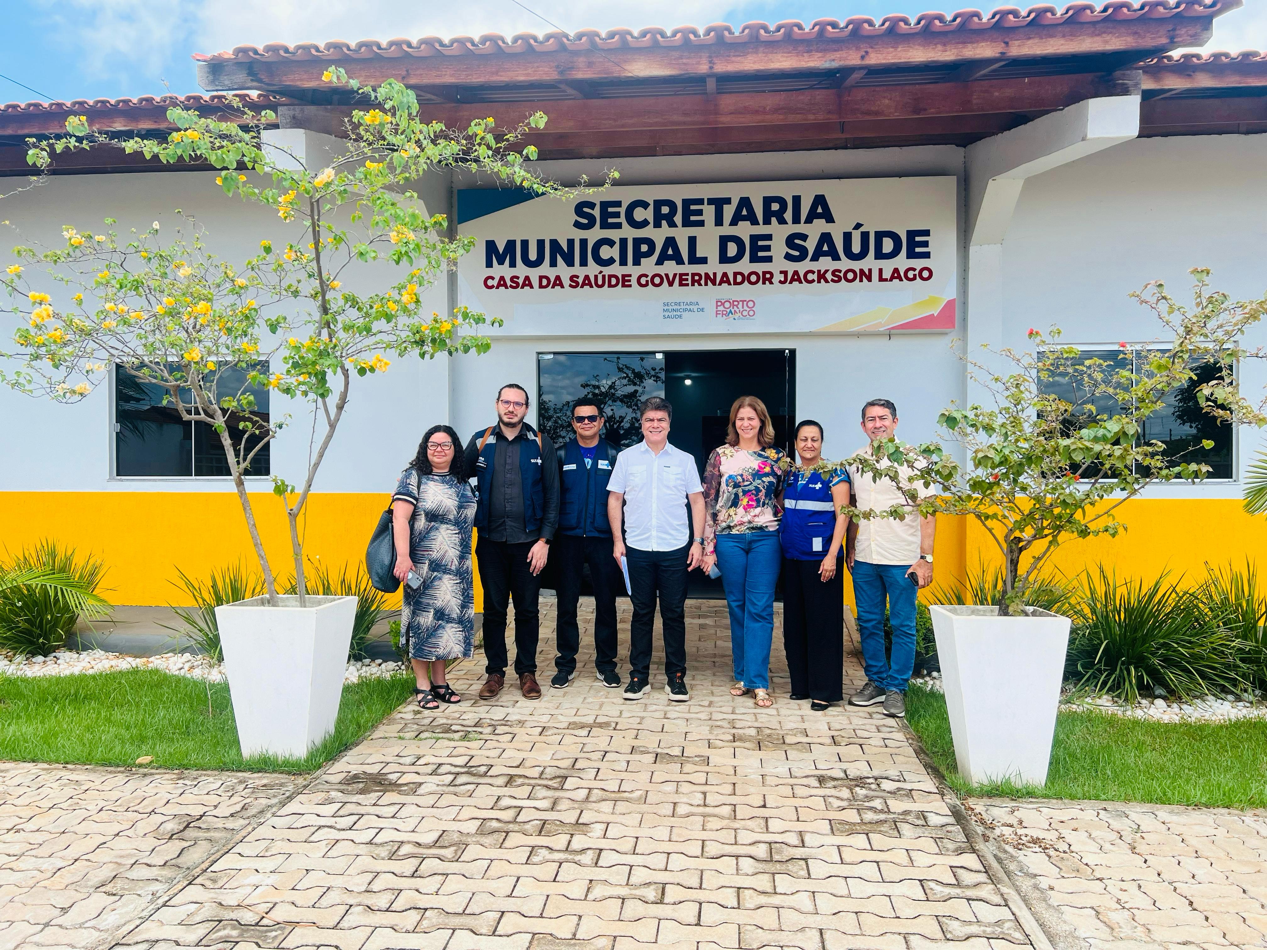 Polo de Saúde de Porto Franco recebe visita do Ministério da Saúde