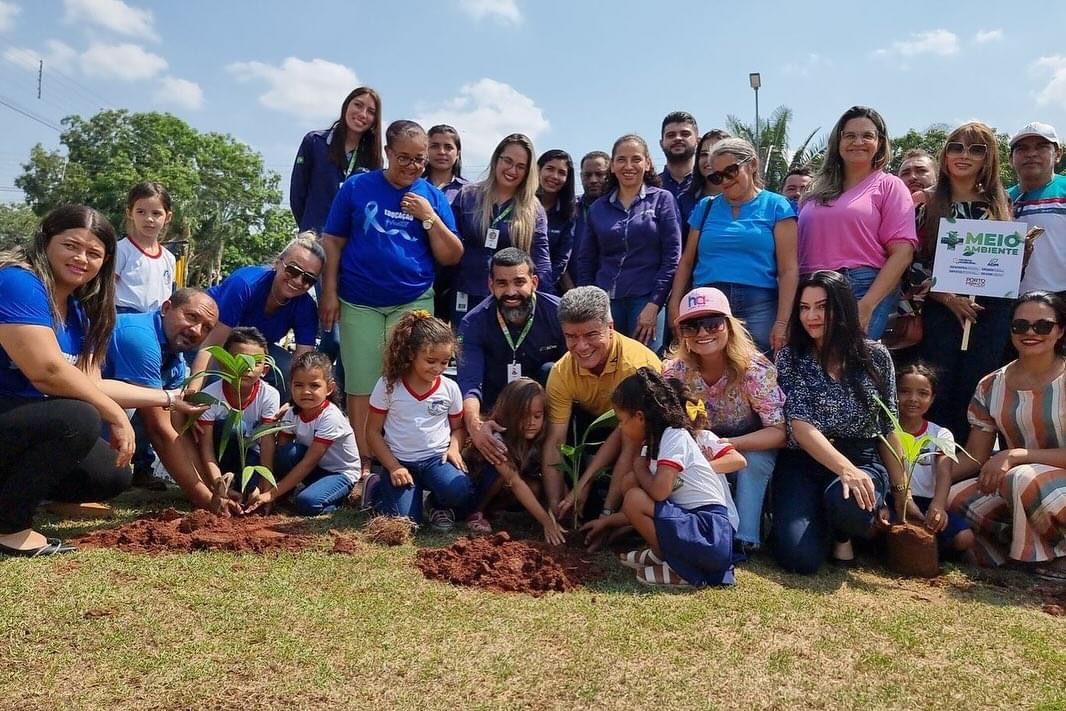 Prefeitura realiza plantio de cerca de 3 mil mudas, fruto de parceria entre ADM e Porto Franco