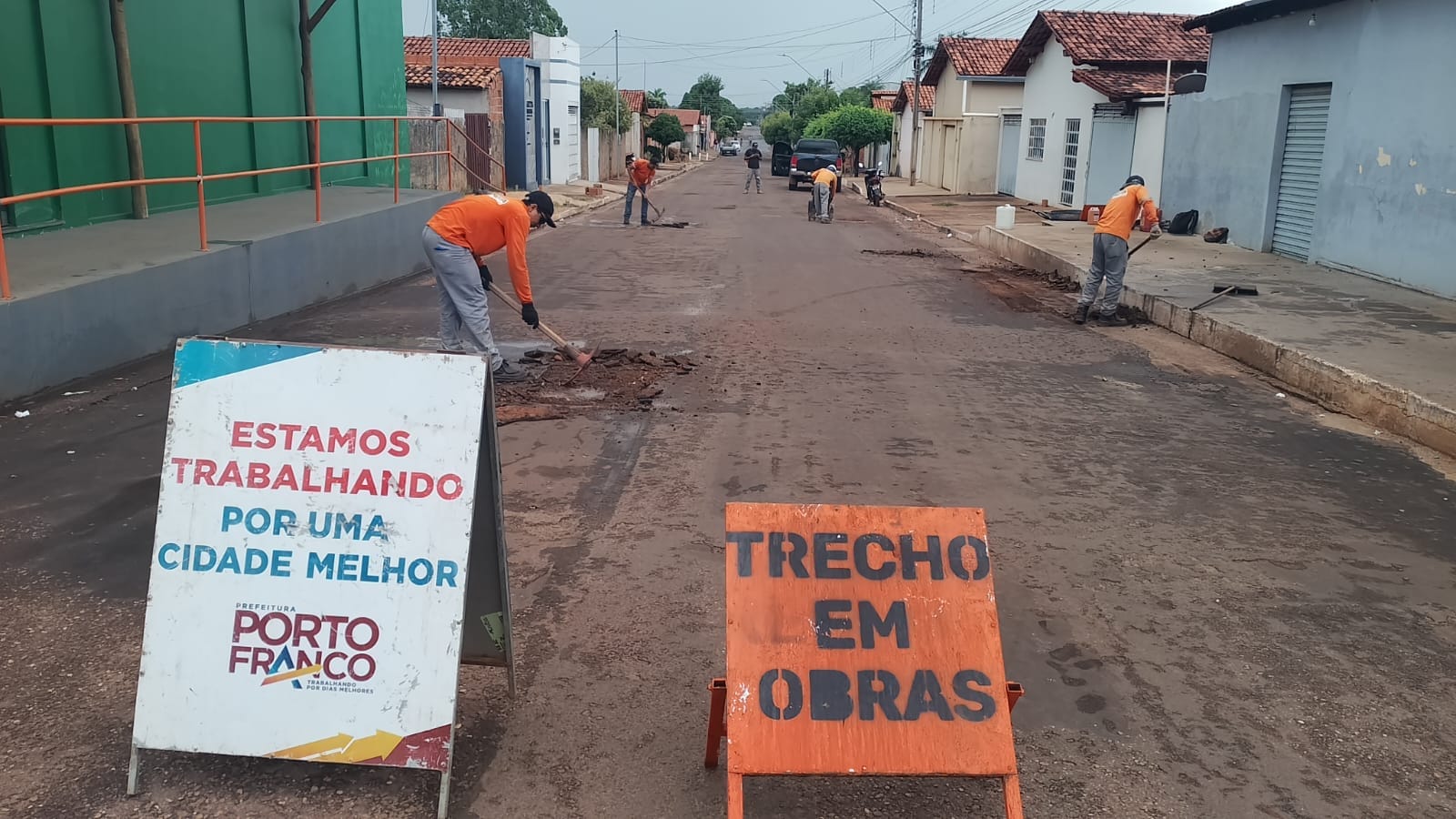 Prefeitura inicia nova etapa de operação tapa-buracos em Porto Franco
