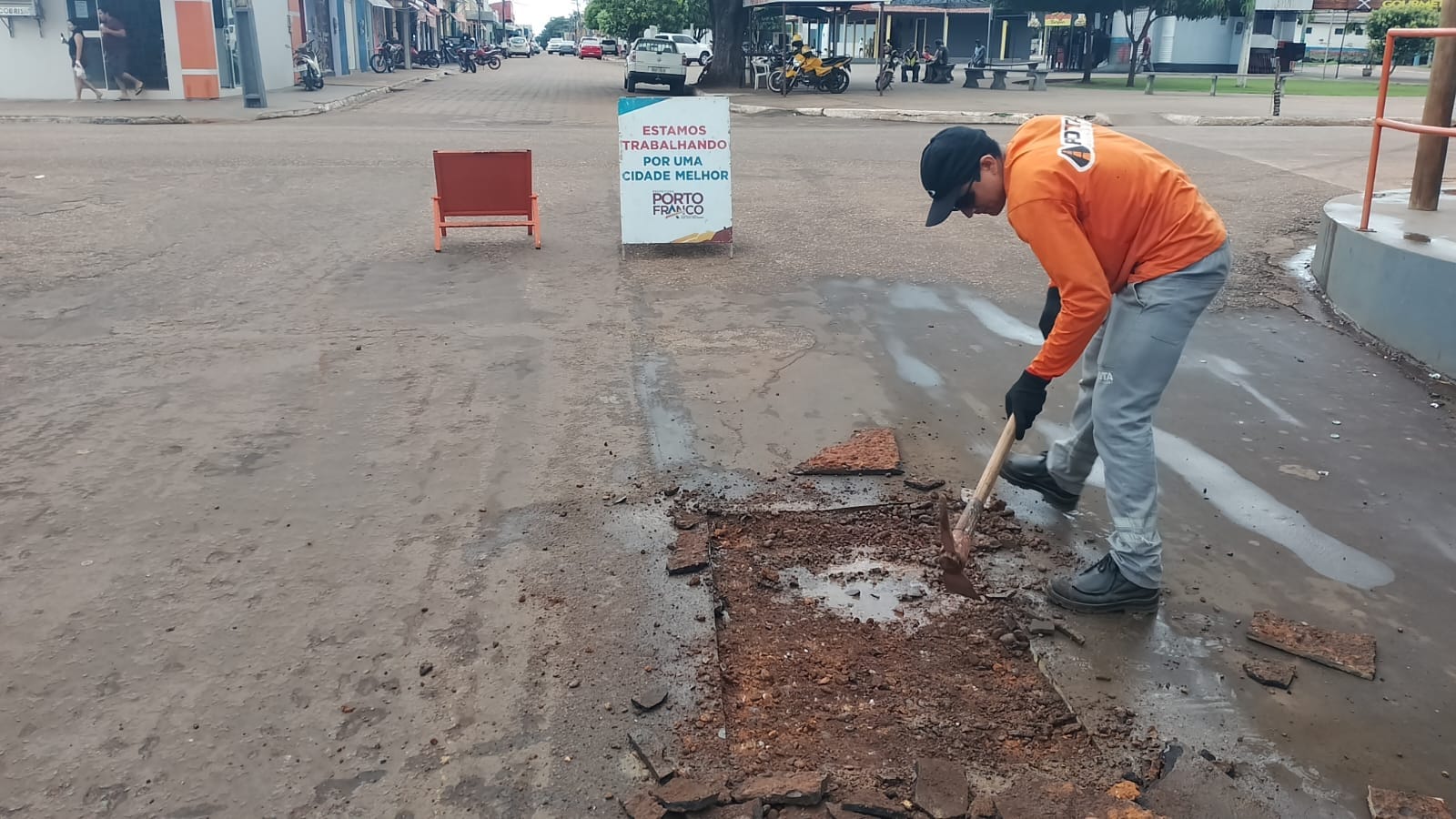 Prefeitura inicia nova etapa de operação tapa-buracos em Porto Franco