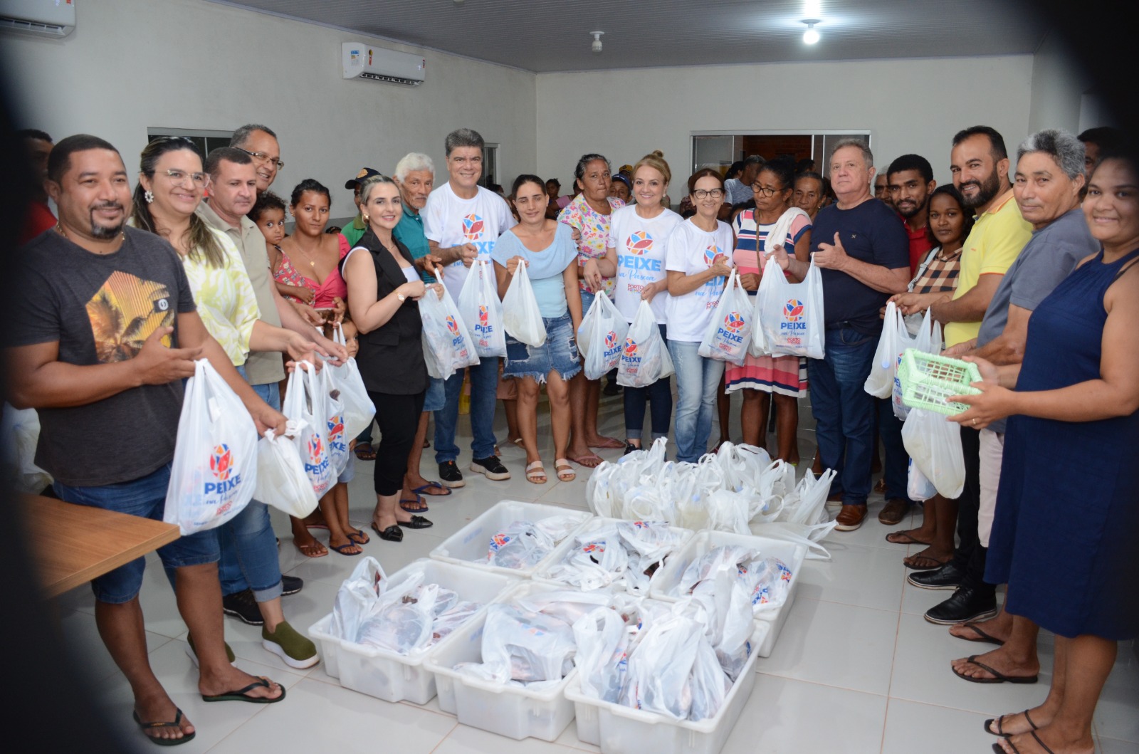 Campanha Peixe na Páscoa distribui mais de 3 toneladas de peixes em Porto Franco