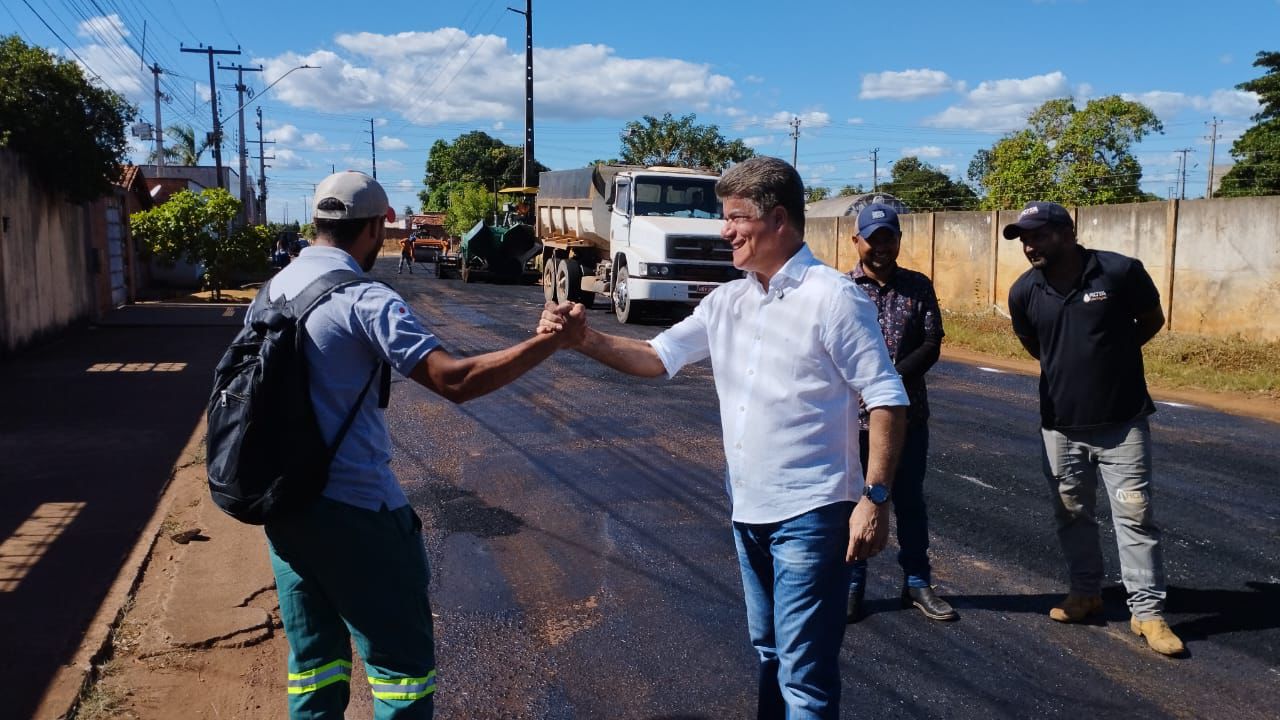 Prefeitura investe na infraestrutura de Porto Franco com recapeamento asfáltico