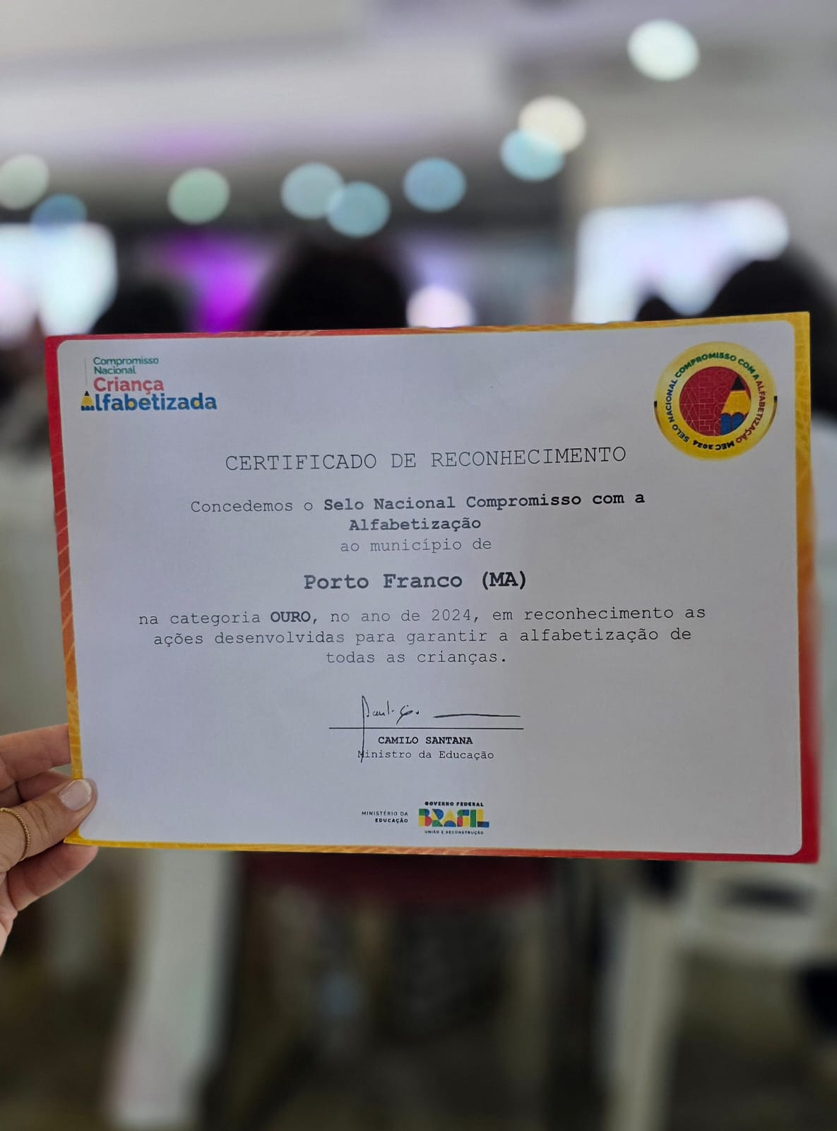 Porto Franco marca presença no I Ciclo Formativo do Pacto pela Aprendizagem 2025
