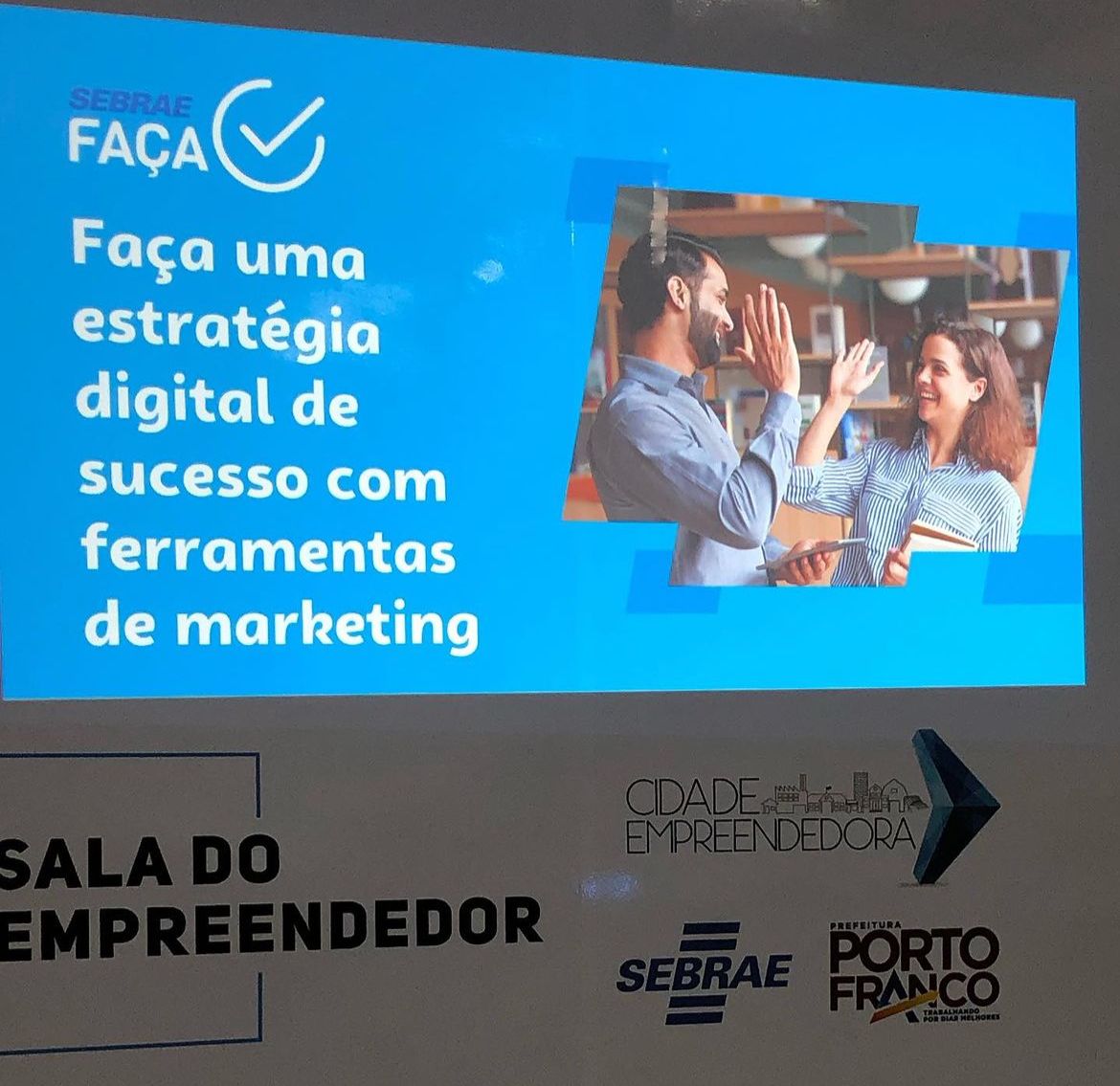 Curso de Marketing Digital para sua Empresa realizado na Sala do Empreendedor de Porto Franco