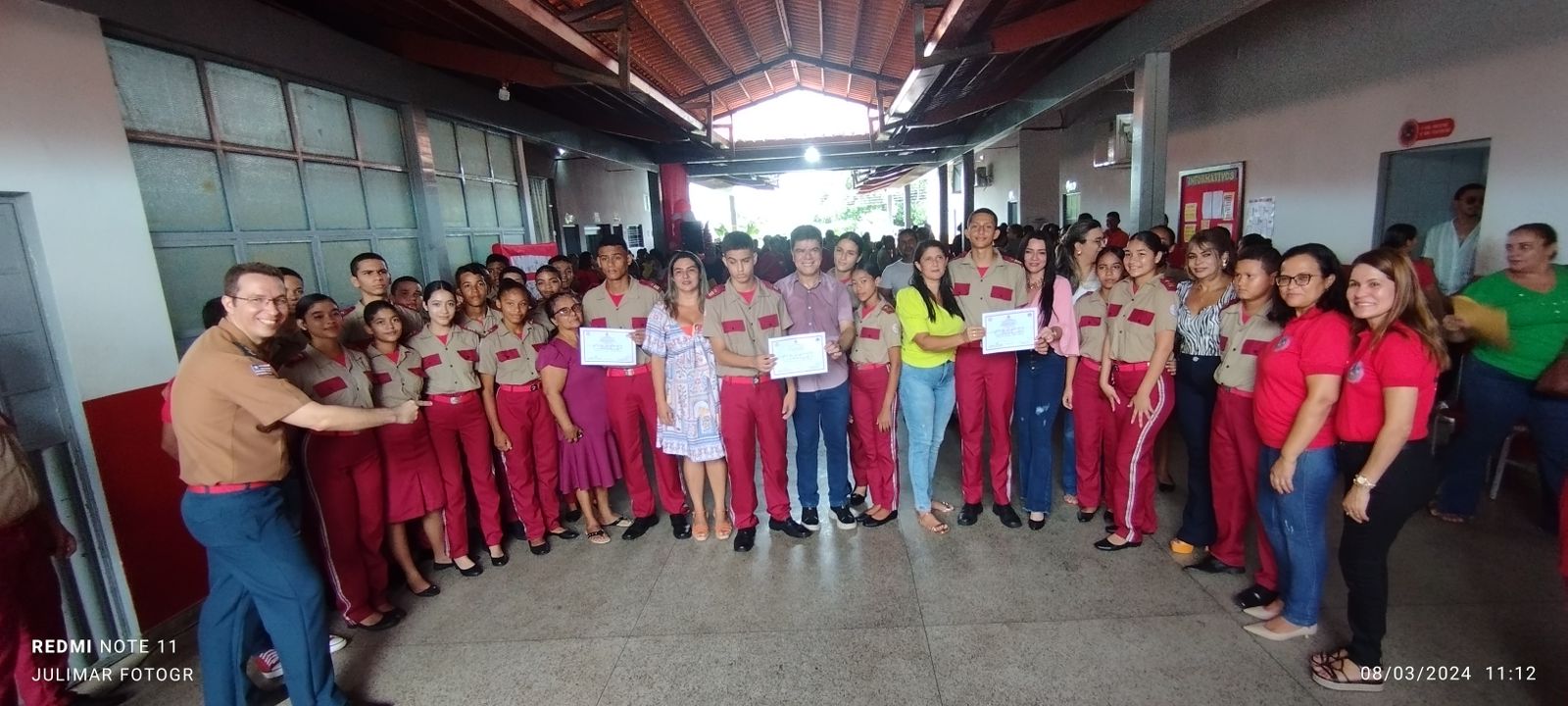 Colégio Militar celebra encerramento da Semana de Adaptação com Cerimônia de Honra ao Mérito Ac...
