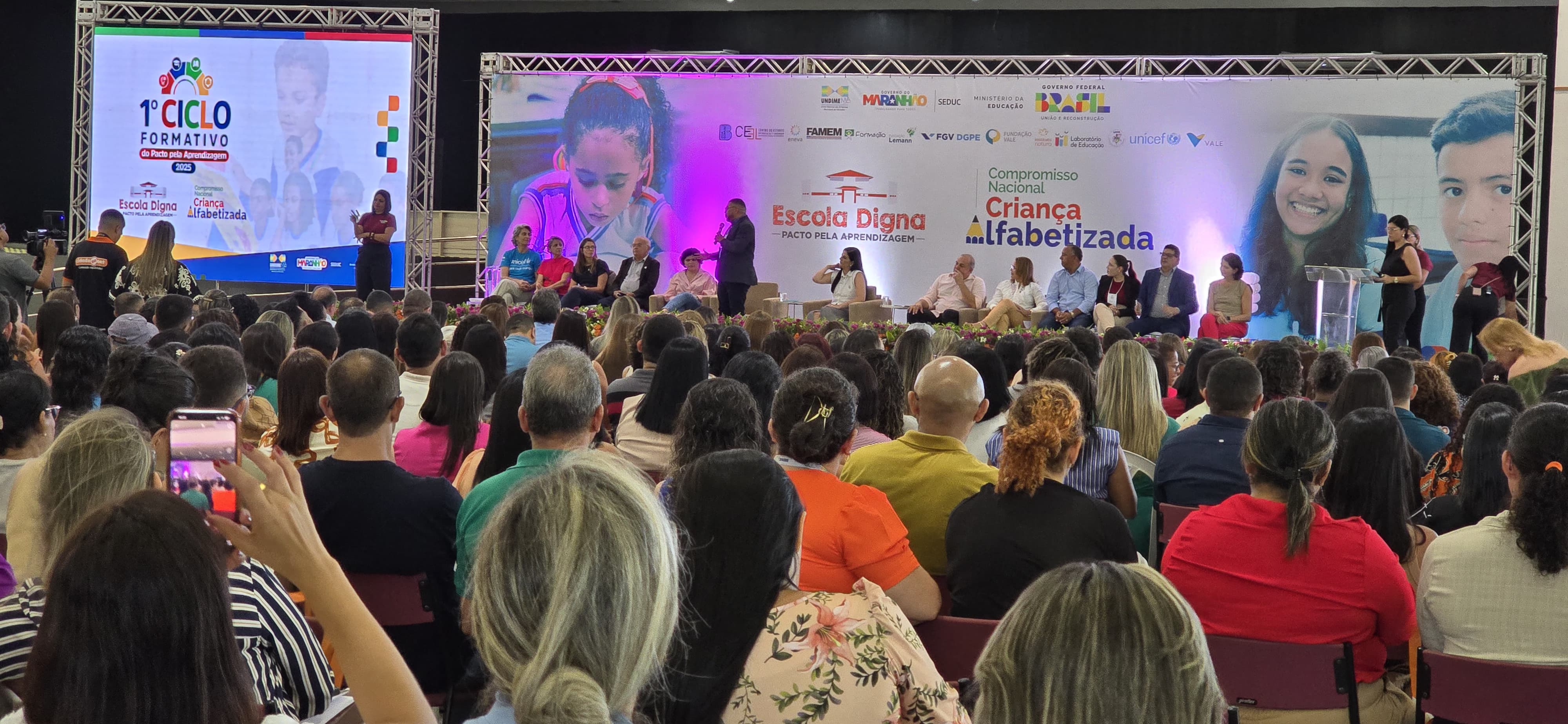 Porto Franco marca presença no I Ciclo Formativo do Pacto pela Aprendizagem 2025