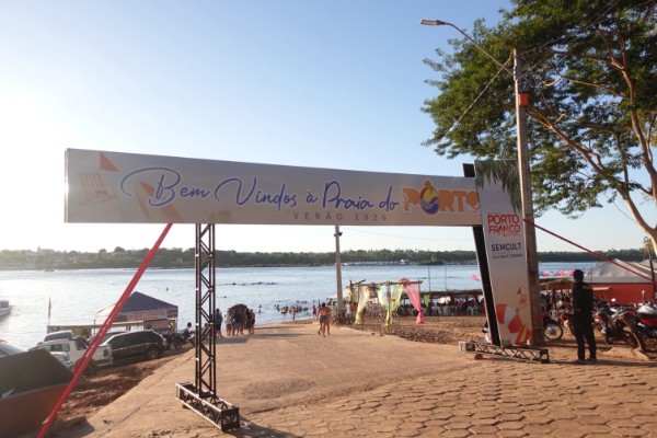 Praia do Porto movimenta período de veraneio em Porto Franco com lazer, esporte e programação p...