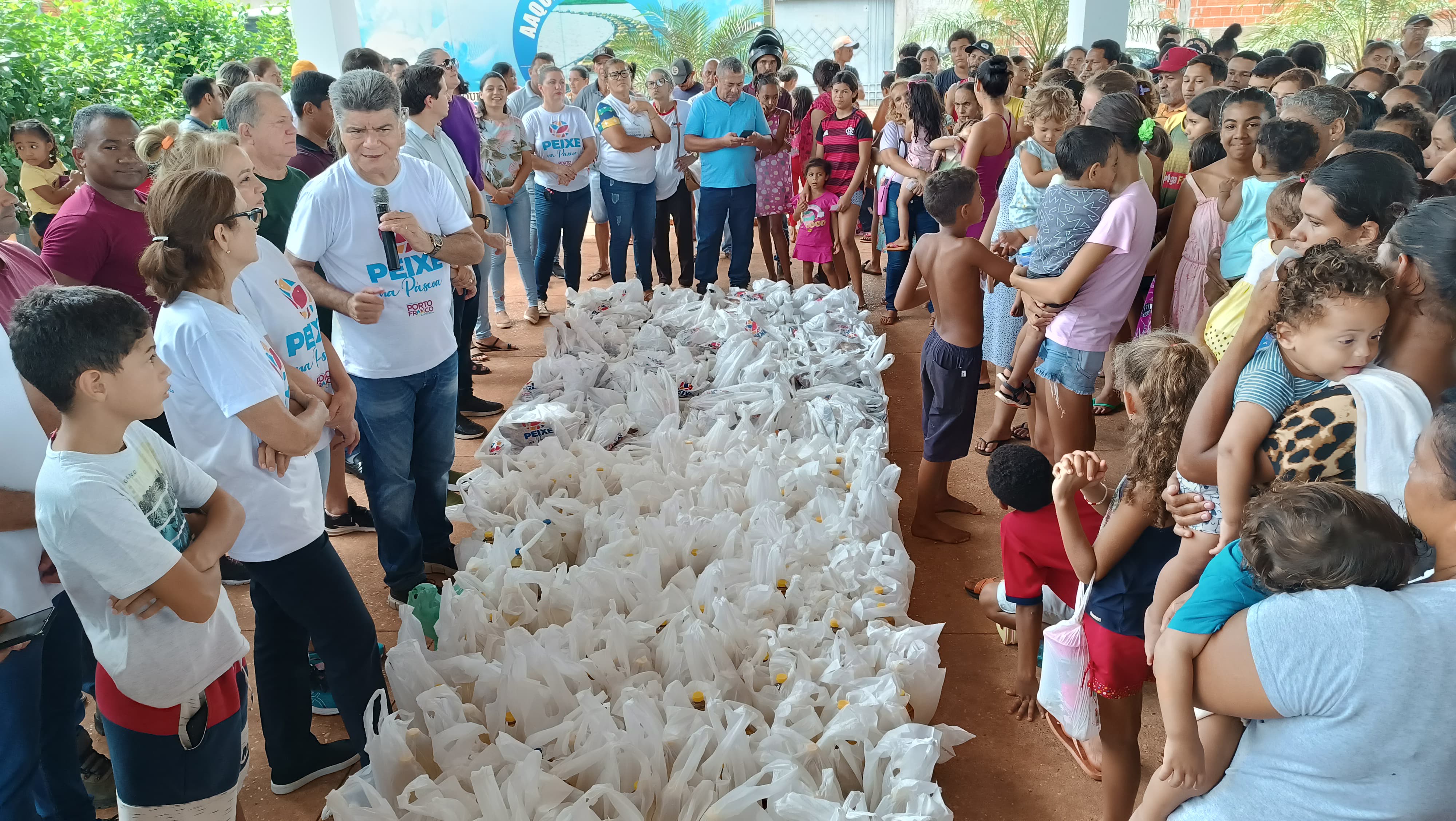 Campanha Peixe na Páscoa distribui mais de 3 toneladas de peixes em Porto Franco