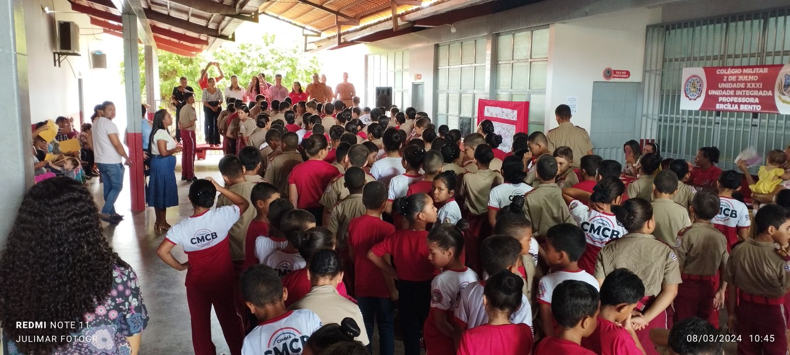 Colégio Militar celebra encerramento da Semana de Adaptação com Cerimônia de Honra ao Mérito Ac...