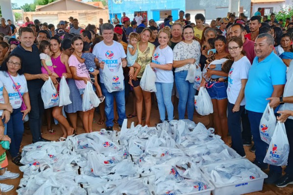 Campanha Peixe na Páscoa distribui mais de 3 toneladas de peixes em Porto Franco