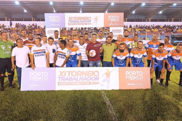 Abertura do XI Torneio do Trabalhador marca celebração esportiva em Porto Franco